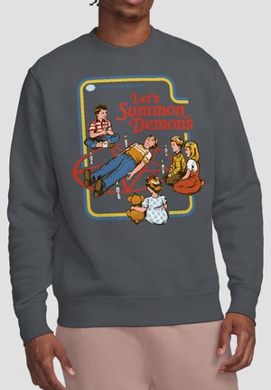 Cotton Soul, STEVEN RHODES LETS SUMMON DEMONS - Sweatshirt - anthracite