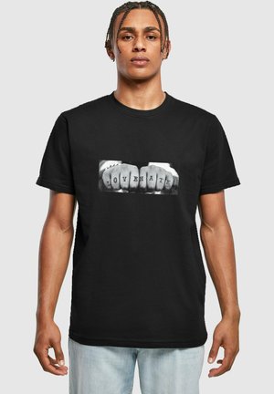 LOVE HATE - T-Shirt print - black