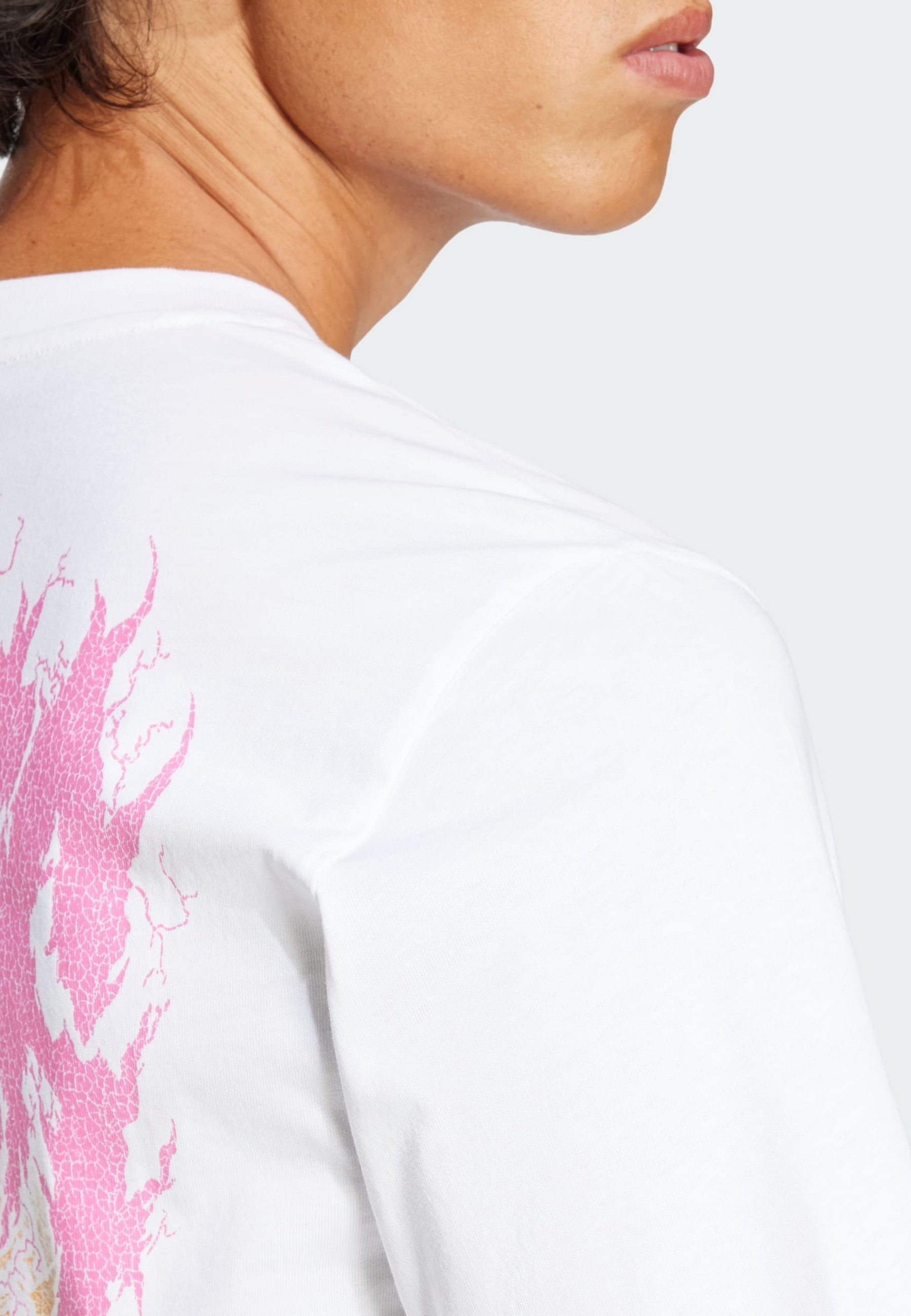 adidas Originals Print T-shirt - white - Zalando.co.uk