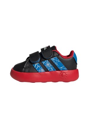 Lær-at-gå-sko - core black   bright blue   pure ruby