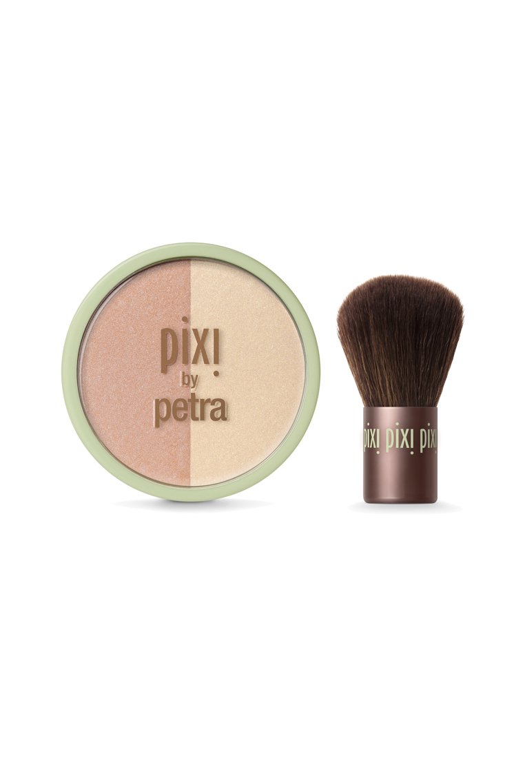 Pixi BEAUTY BLUSH DUO + KABUKI - Rouge - peach honey