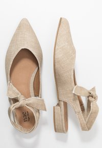 NAE Vegan Shoes Slingback ballet pumps - beige