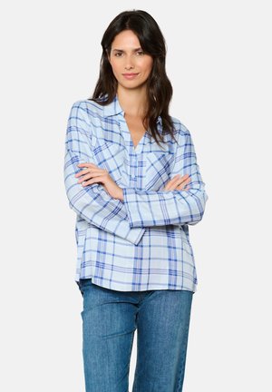 CHECKERED - Overhemdblouse - blue denim