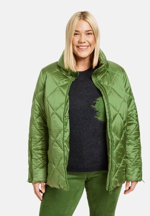 MIT GLANZ-OPTIK - Winter jacket - medow green