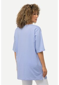 Ulla Popken PLUS SIZE SHORT SLEEVE TEE  - T-Shirt basic - sky blue