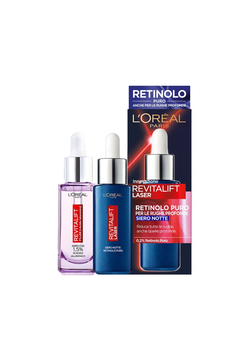 L'Oréal Paris - L'ORÉAL PARIS SIERO ANTI-RUGHE GIORNO E NOTTE REVITALIFT - BEAUTY ROUTINE - 2 PACK - Siero - l oreal siero anti rughe giorno e notte revitalift beauty routine, Ingrandire