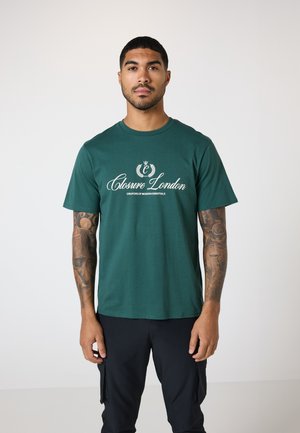WREATH TEE - T-shirt con stampa - bottle green