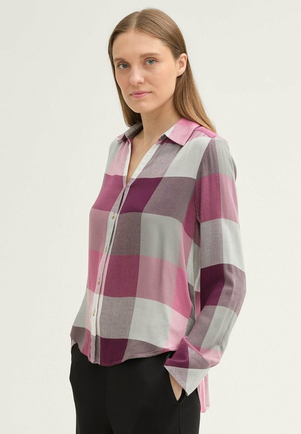 KARIERTE  - Hemdbluse - berry check design
