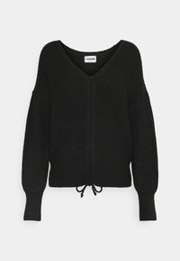 Noisy May Strickpullover - black