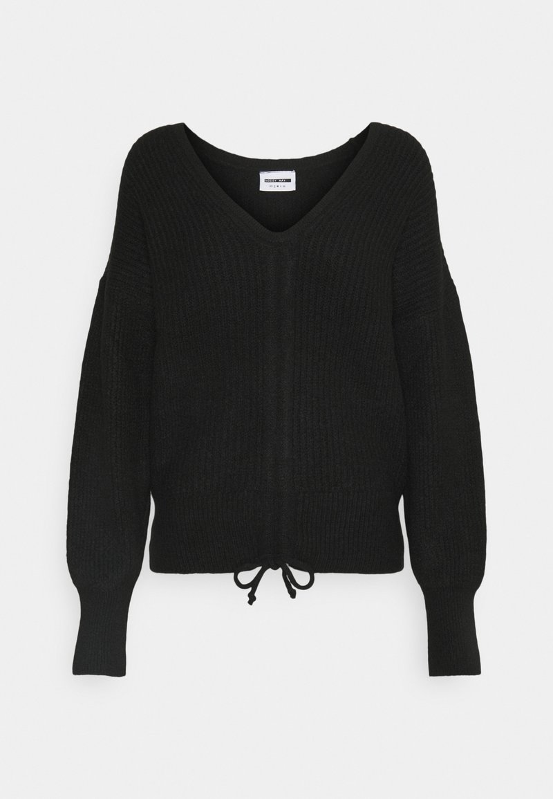 Noisy May Strickpullover - black