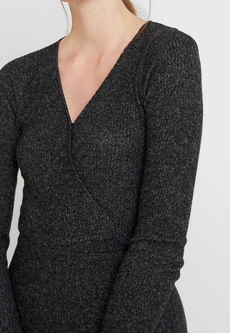 Hollister Co. Jersey dress - dark grey - (Pre-owned) - Zalando.ie