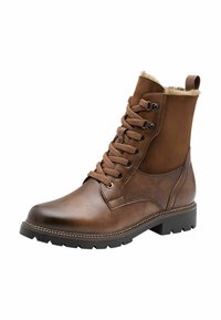 Tamaris STIEFELETTE - Vinterstøvler - cognac