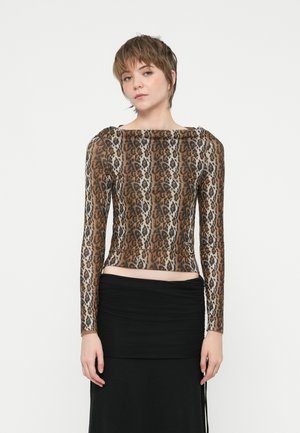 LEOPARD MULTI LAYERED LONG SLEEVE - Hosszú ujjú felső - multi