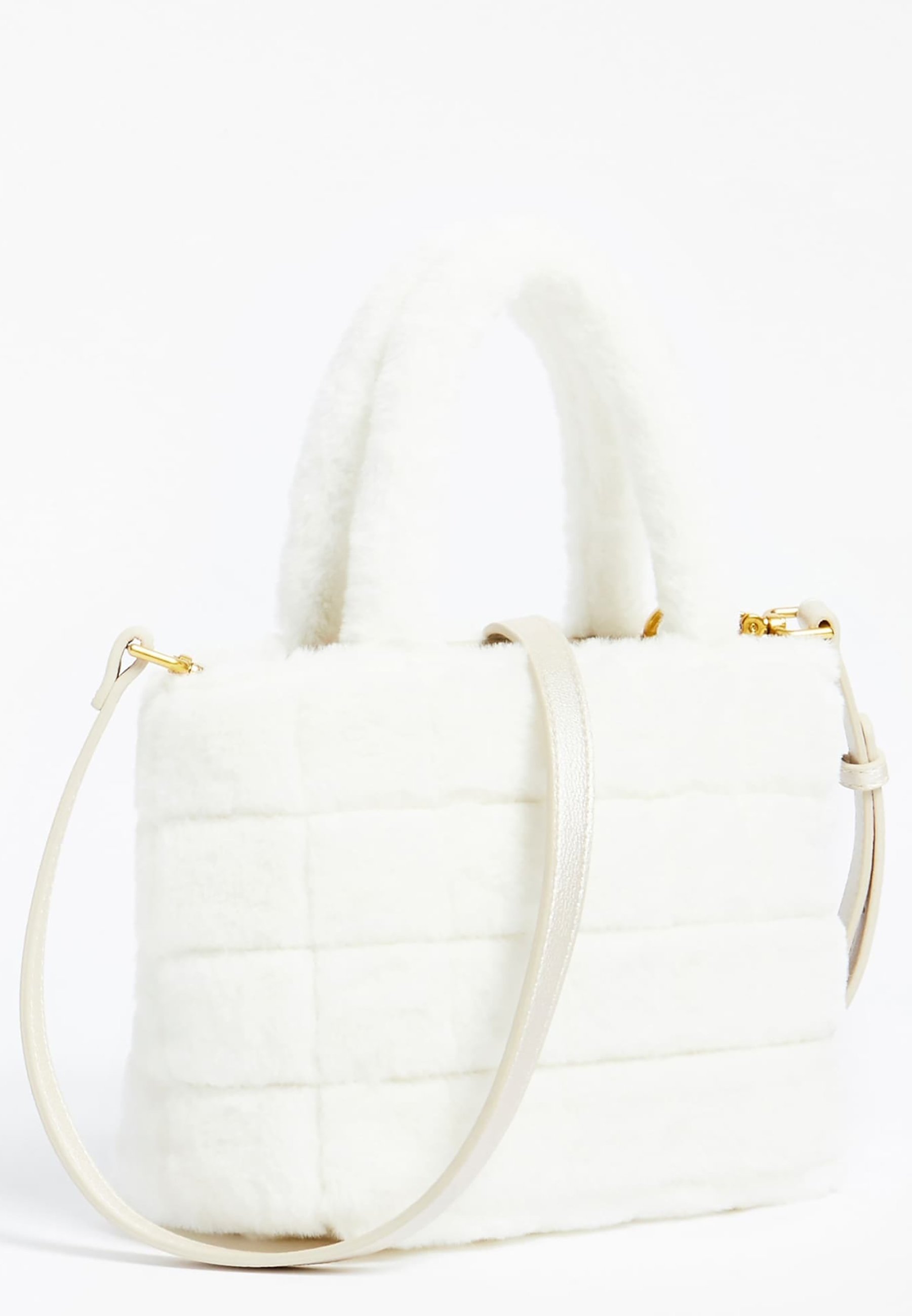 Guess MINI-SHOPPER EVELINA - Borsa a mano - weiß/bianco - Zalando.it