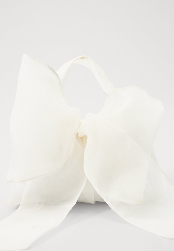 SHEER BOW CLUTCH - Handbag - pearl3