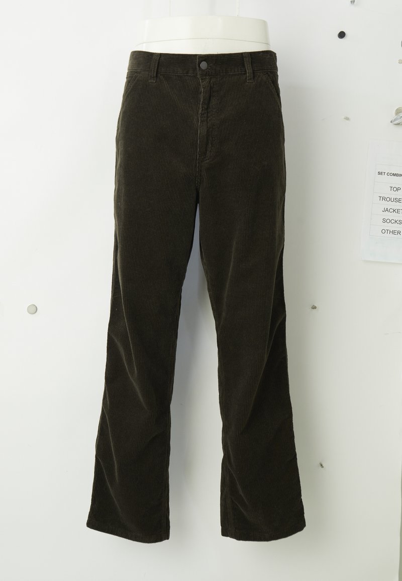 carhartt simple pant tobacco Carhartt WIP SIMPLE PANT - Trousers - tobacco rinsed/dark brown
