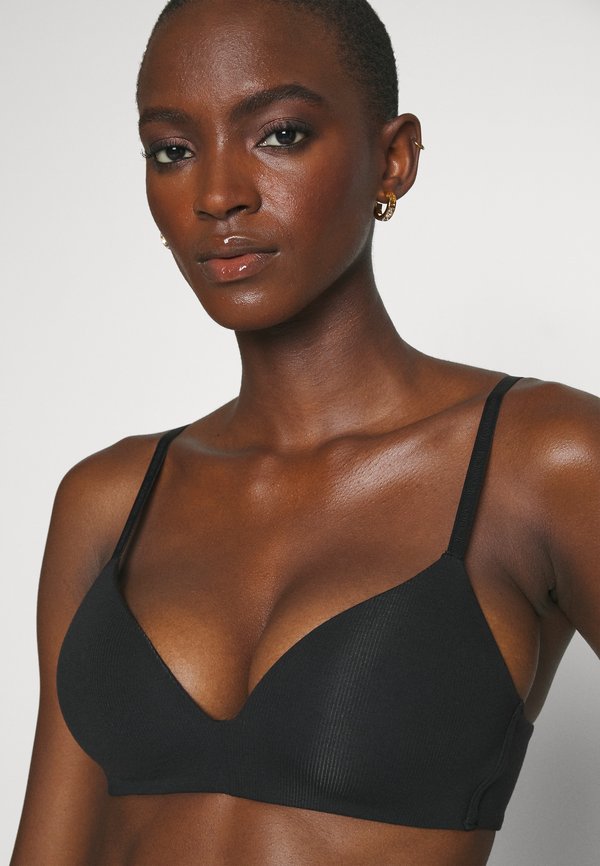 WIRELESS PLUNGE BRA - Triangle bra - onyx2