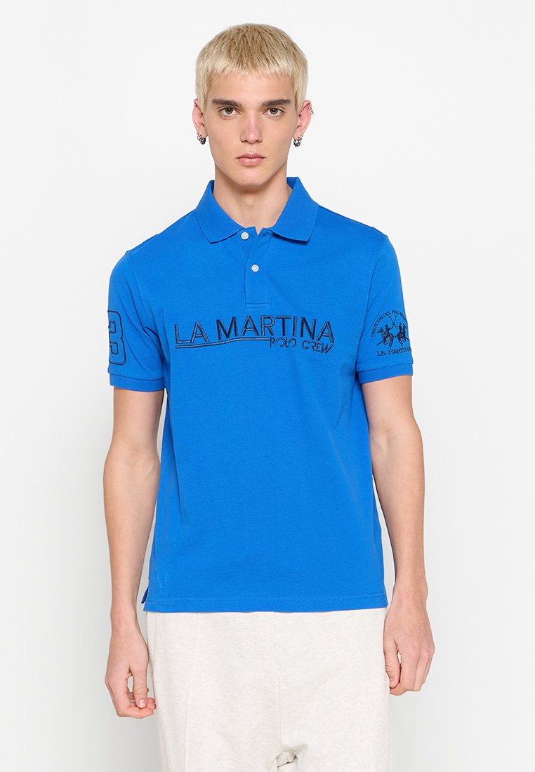 LA MARTINA Poloshirt lichtblauw