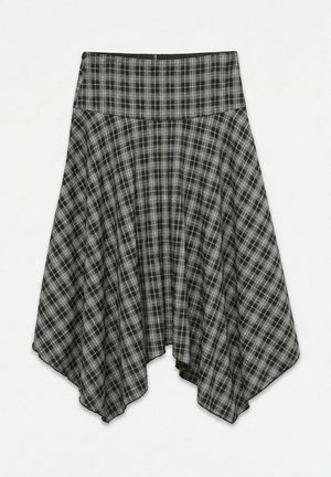 Vero Moda, ASYMMETRICAL SKIRT VMLUCKY MIDI SKIRT - sukňa v tvare A - black