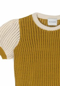 MIPOUNET PUNTO BELLA - Camiseta estampada - ochre ecru