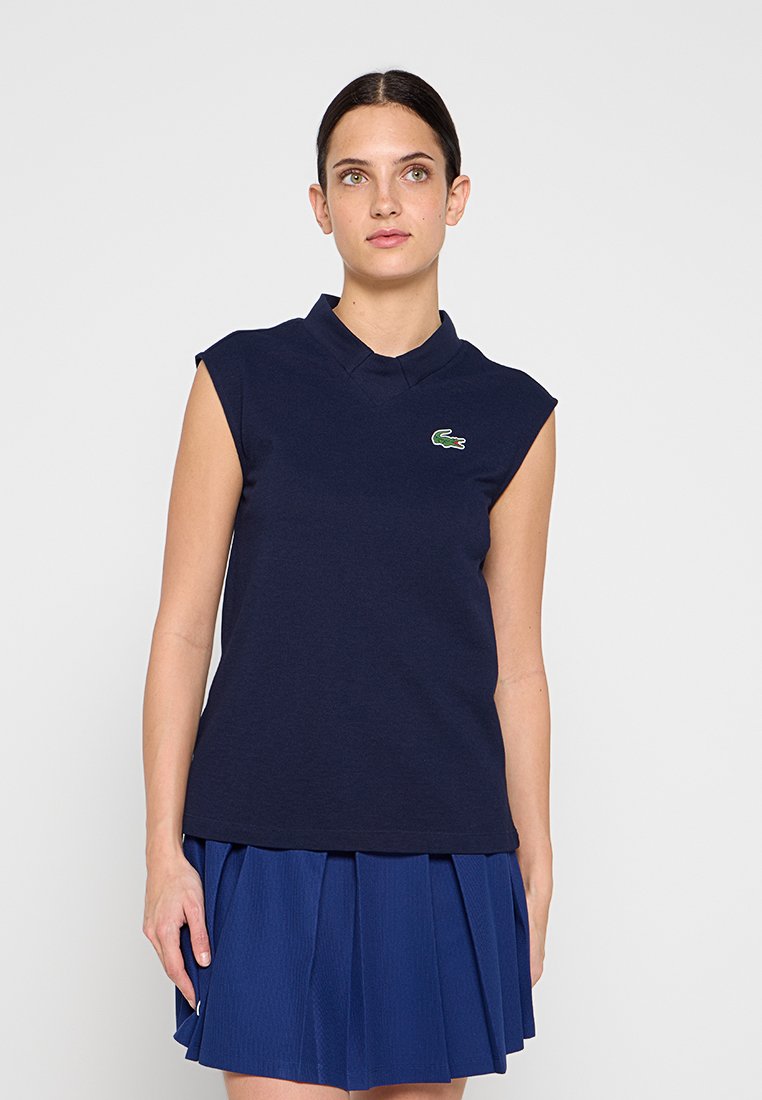 Lacoste T-shirt basic blauw
