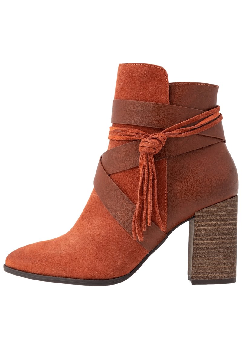 Tamaris High Heel Stiefelette orange (Pre-owned)