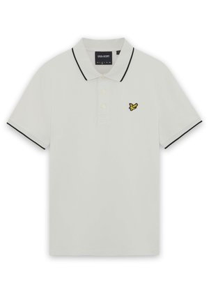 Lyle & Scott, TIPPED - Poloshirts - glacier grey/jet black