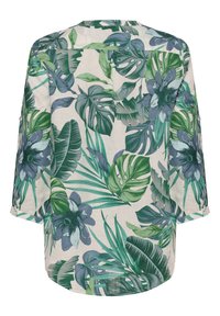 Franco Callegari Bluse - grün weiß