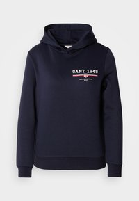 GRAPHIC HOODIE - Majica s kapuljačom - evening blue