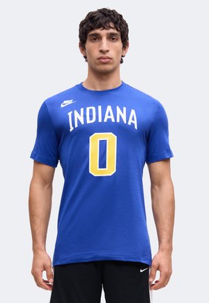 Nike Performance, HALIBURTON INDIANA PACERS - Тениска с щампа - rush blue