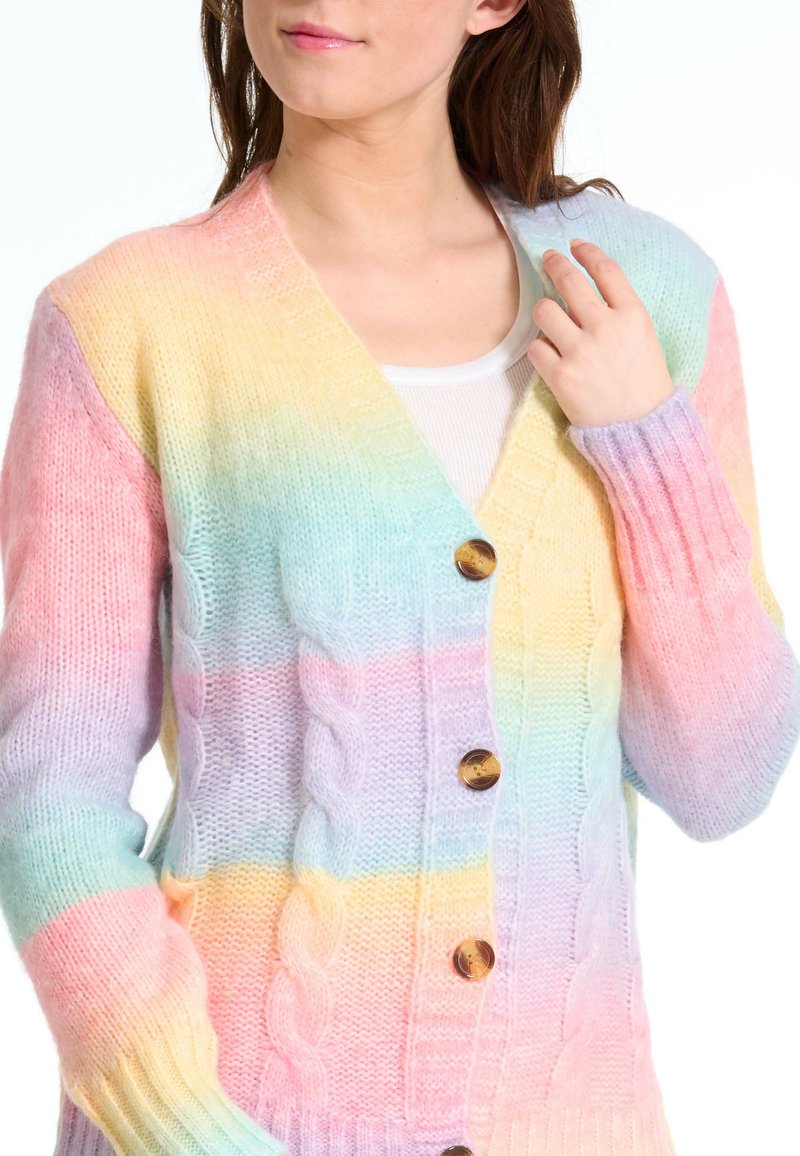Damen Strickjacken | CADDIS FLY CFLENA Strickjacke english rose/mehrfarbig - VV35920 Damen Strickjacken | CADDIS FLY CFLENA Strickjacke english rose/mehrfarbig - VV35920