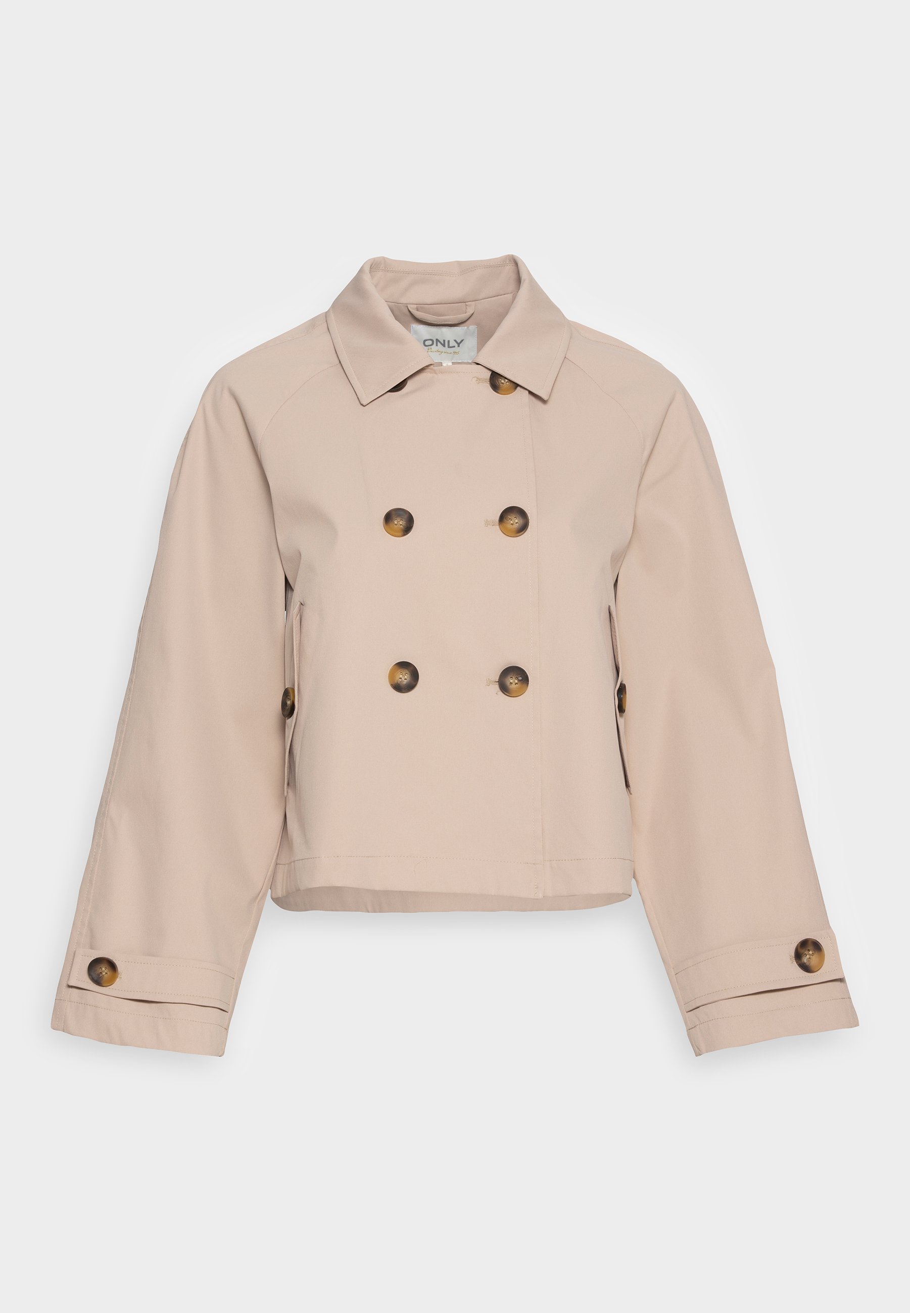 ONLY Petite ONLAPRIL SHORT Trenchcoat oxford tan/beige