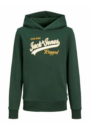 JJELOGO HOOD - Jersey con capucha - mountain view