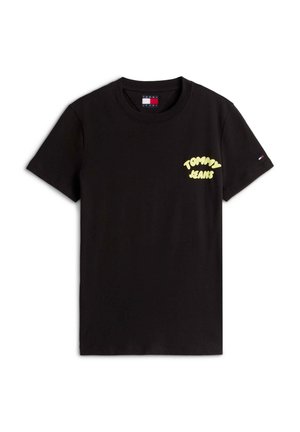 Tommy Jeans, TJW REG TJ BUBBLE SS - T-shirt con stampa - black
