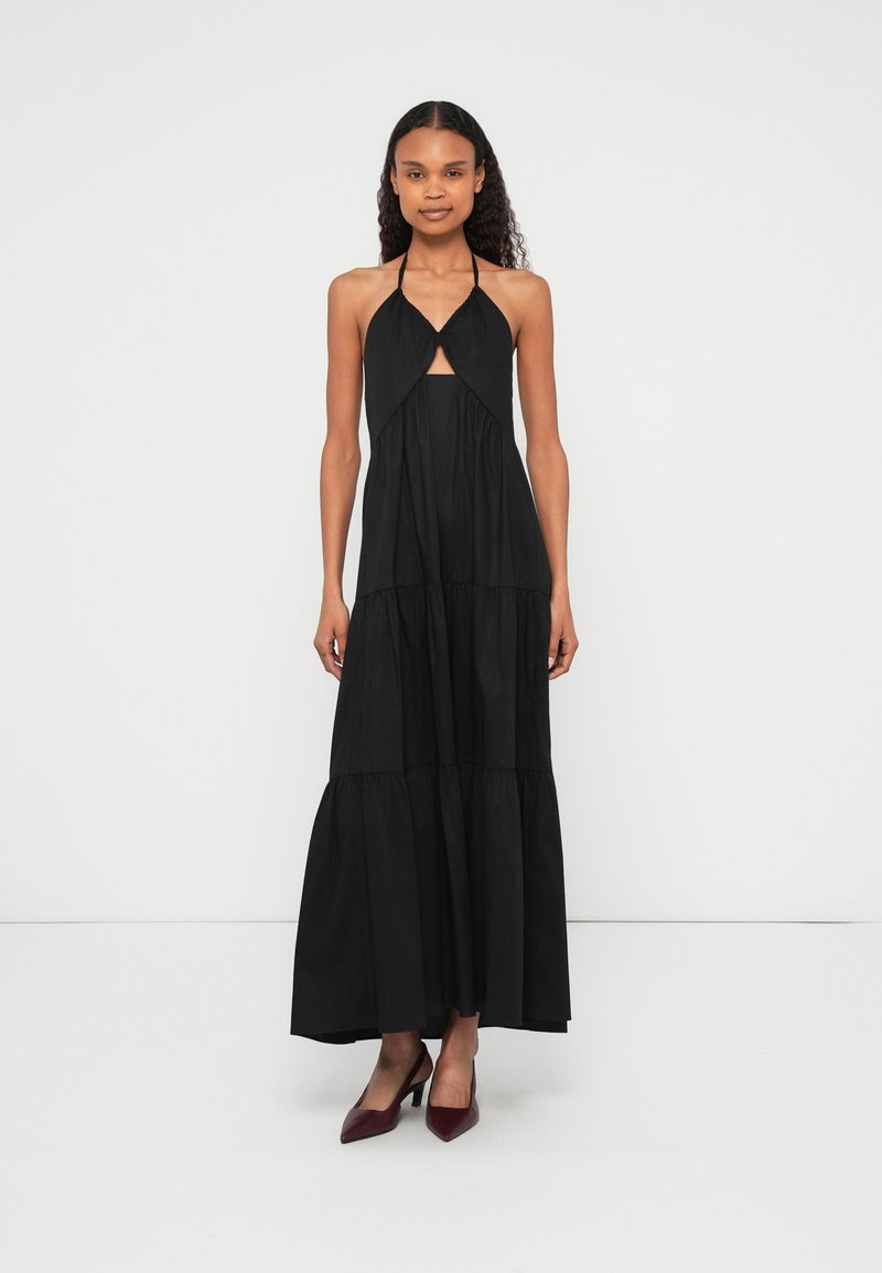 TWINSET Maxi-jurk gemêleerd zwart TWINSET Maxi-jurk gemêleerd zwart