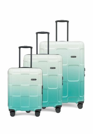 CRATE WILDLIFE ROLLEN SET 3-TEILIG - Wheeled suitcase - greenvelvet