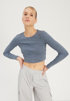 Even&Odd 2 PACK - Maglietta a manica lunga - black/blue