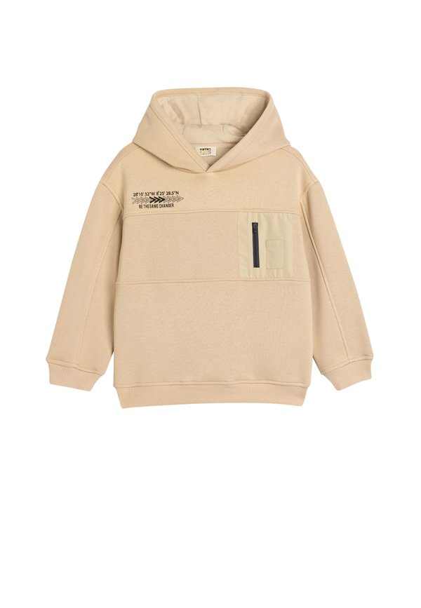 Kapuzenpullover - beige