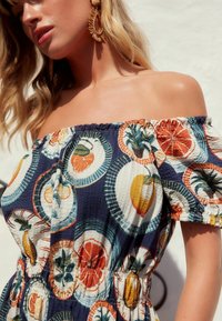 Next BARDOT PUFF SLEEVE SUMMER REGULAR FIT - Päevakleit - blue