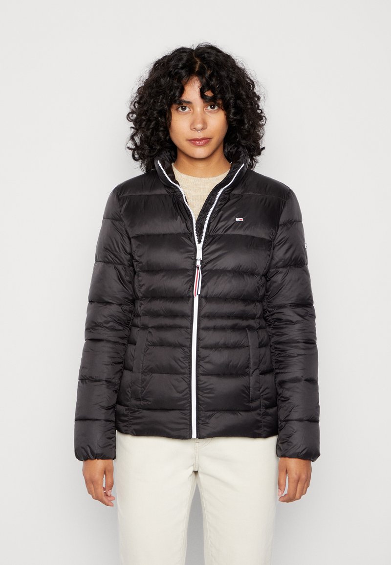 Tommy Jeans TAPE DETAIL JACKET Winter jacket black Zalando.ie