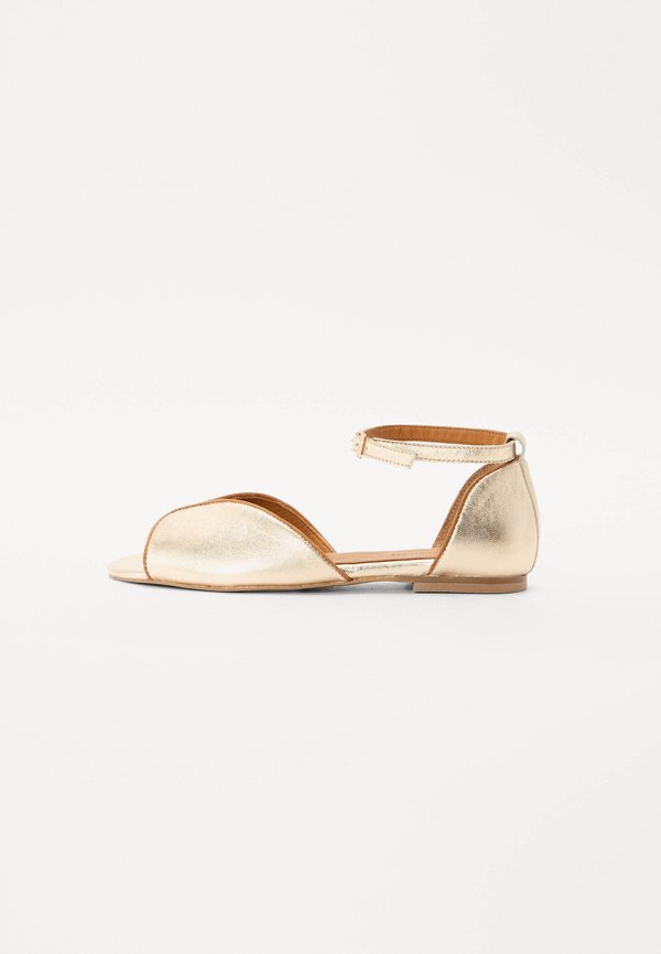 MY LOVING L - Ankle cuff sandals - gold