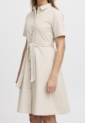 Košilové šaty - brown