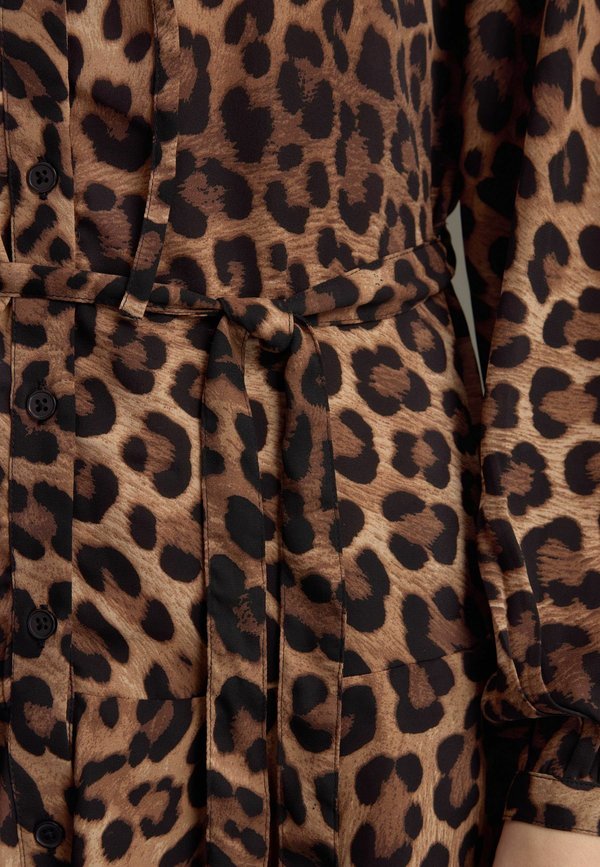 Blusenkleid - leopard