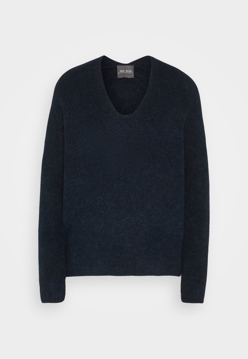 MOS MOSH Trui donkerblauw