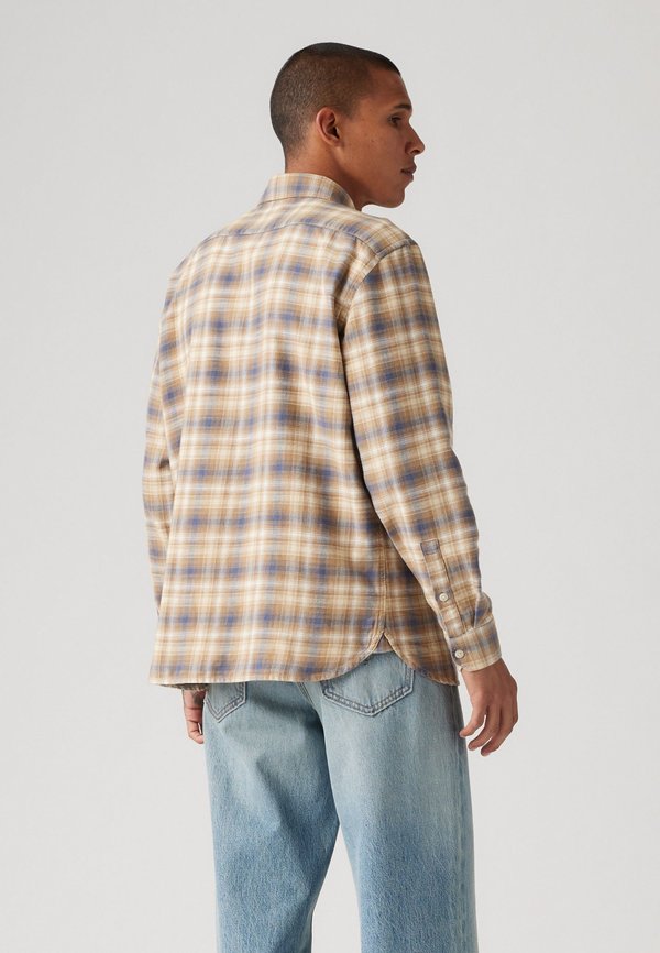 JACKSON WORKER OVERSHIRT - Shirt - andie plaid harvest gold twill3