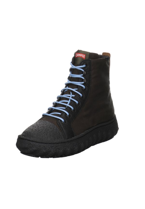 GROUND  - Lace-up ankle boots - schwarz dunkel3