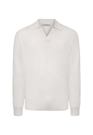 Maglietta a manica lunga - cream solid