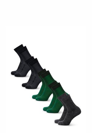 Danish Endurance HIKING UNISEX - Calze - mc xgreen xblack xdark grey