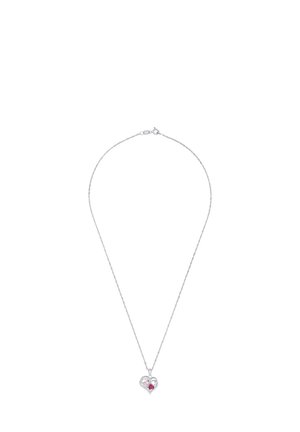 HEART - Halsband - silver-coloured/pink