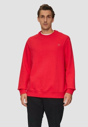 AUS MIT LOGO-DETAIL - Sweater - himbeere